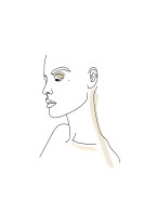 Female Face Sketch | Lav din egen plakat