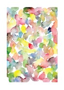 Colorful Abstract Watercolor Art | Lav din egen plakat