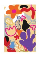 Colorful Shapes Art | Lav din egen plakat