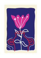 Flower In Vase | Lav din egen plakat