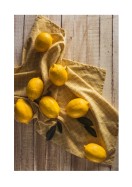 Lemons On Table | Lav din egen plakat