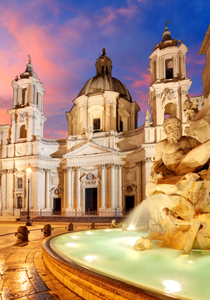 Piazza Navona In Rome