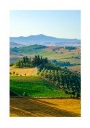 Tuscany Landscape View | Lav din egen plakat