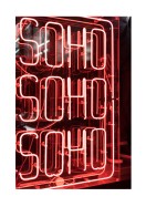SoHo Neon Light Sign | Lav din egen plakat