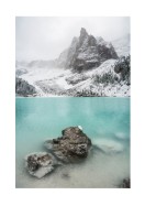 Lake And Snowy Mountain | Lav din egen plakat