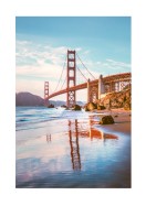 Golden Gate Bridge At Sunset | Lav din egen plakat