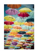Umbrellas On Street In Madrid | Lav din egen plakat