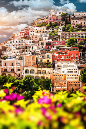 Colorful Houses In Positano
