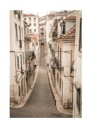 Calm Street In Old Lisbon | Lav din egen plakat