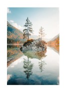 Calm Lake At Sunset | Lav din egen plakat