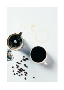 Black Coffee And Mocha Pot | Lav din egen plakat