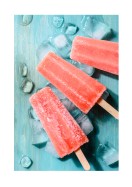 Sweet Pink Popsicles | Lav din egen plakat