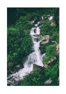 Beautiful Waterfall In The Himalayas | Lav din egen plakat