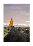 Lighthouse At Sunrise In Iceland | Lav din egen plakat