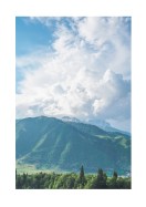 Sunny Mountain Landscape | Lav din egen plakat