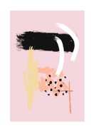 Pink Abstract Artwork | Lav din egen plakat