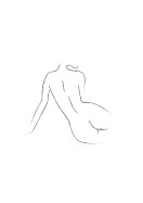 Female Body Silhouette No3 | Lav din egen plakat