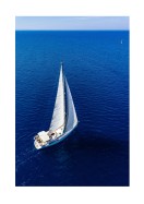 Sailboat In The Middle Of The Ocean | Lav din egen plakat