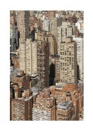 Aerial View Of Buildings In New York City | Lav din egen plakat