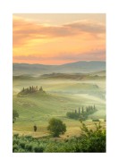 Misty Morning In Tuscany | Lav din egen plakat